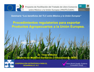 Procedimientos regulatorios para exportar Productos Agropecuarios
