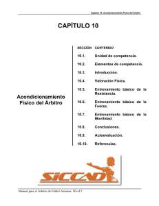 CAP. 10 ACOND. FÍSICO - Registro Estatal del Deporte