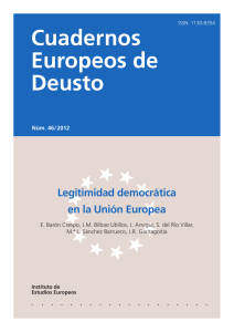 legitimidad democrática de la Unión Europea