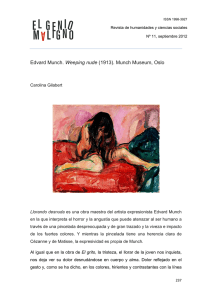 Edvard Munch. Weeping nude (1913). Munch