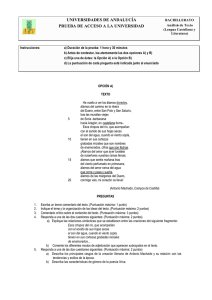 universidades de andalucía prueba de acceso a la universidad