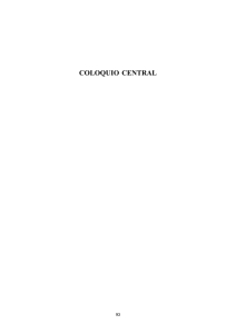 COLOQUIO CENTRAL