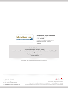 Discapacidad: Concepto, Modelos y Contexto Legal