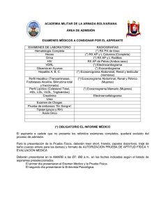 Lista de EXAMEN MÃ - Academia Militar de la Armada Bolivariana