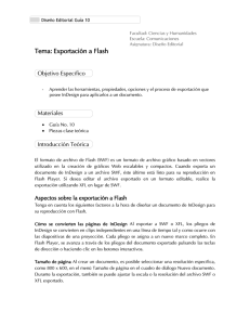 Tema: Exportación a Flash