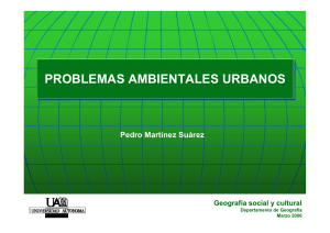 principales problemas ambientales urbanos