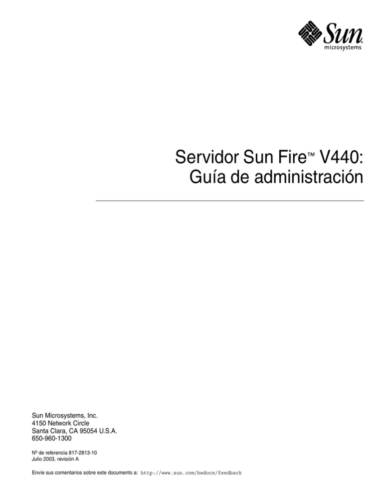 Sun Fire V440 Server Administration Guide