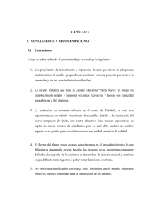 CAPÍTULO V 5. CONCLUSIONES Y RECOMENDACIONES 5.1