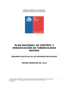 plan nacional de control y erradicación de tuberculosis bovina
