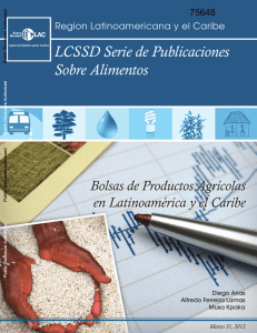 Bolsas de Productos Agrícolas en Latinoamérica y el