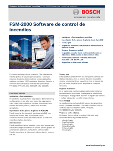 FSM-2000 Software de control de incendios
