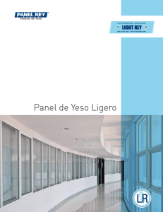 Panel de Yeso Ligero