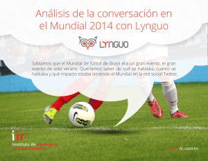 Análisis de la conversación en el Mundial 2014 con Lynguo