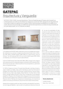 GATEPAC Arquitectura y Vanguardia