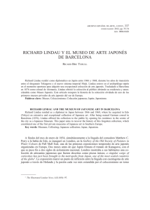 Richard Lindau y el museo de arte japonés de Barcelona