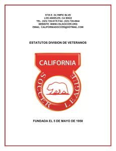 estatutos division de veteranos fundada el 5 de mayo de 1958