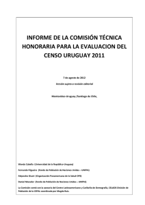 Informe de la Comisión Técnica Honoraria