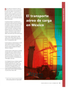 El transporte aéreo de carga en México