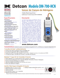 Sensor de Cianuro de Hidrógeno
