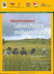 Produccion moderna de cultivos y praderas en el secano interior