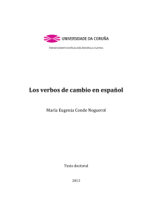 Los verbos de cambio en español