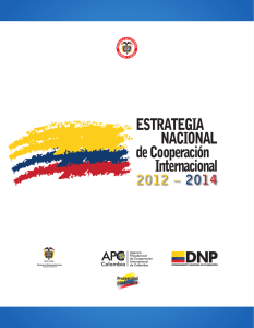 Estrategia Nacional de Cooperación Internacional 2012-2014