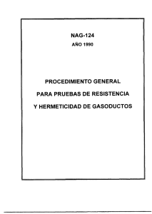 NAG-124 PROCEDIMIENTO GENERAL PARA PRUEBAS DE