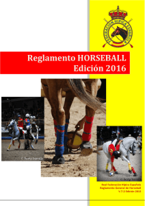 Reglamento Horseball - Real Federación Hípica Española