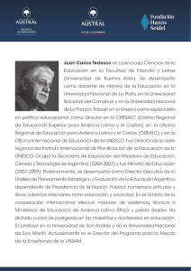 Juan Carlos Tedesco CV