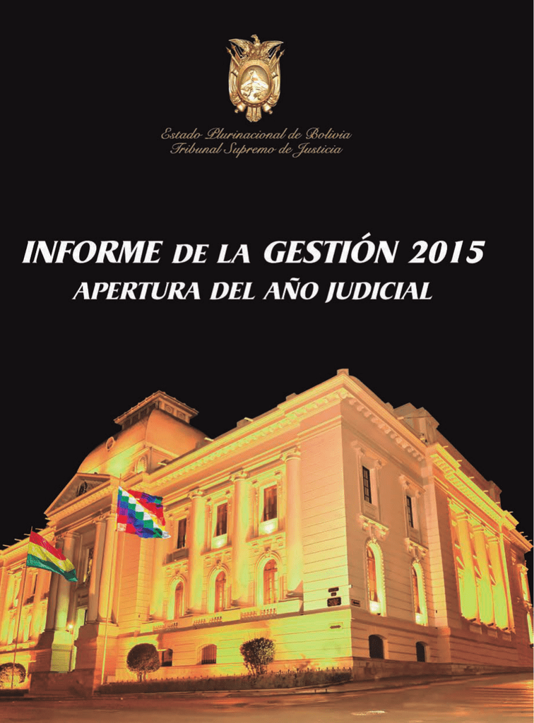 INFORME GESTIÓN 2015 FINAL - Tribunal Supremo De Justicia