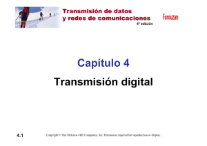 4.1 Capítulo 4 Transmisión digital