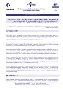 123 Protocolo de educación sociosanitaria para