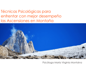 Presentación de PowerPoint - Seminario de Medicina de Montaña