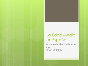 La Edad Media en España - Licei e Medie Malpighi