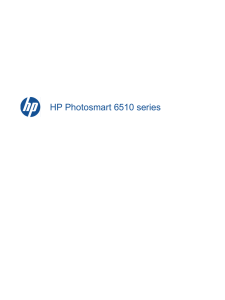 HP Photosmart 6510 series