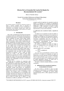 Efectos De La Extensión Del Ancho De Banda En Reconocimiento