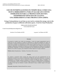 uso de interpolaciones - Biblioteca Digital Universidad del Valle