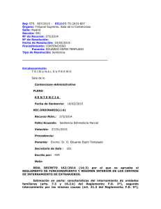 Roj: STS 807/2015 - ECLI:ES:TS:2015:807 Órgano: Tribunal