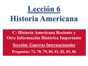 Lección 6 Historia Americana