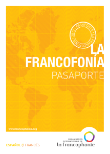 la francofonía - Organisation internationale de la Francophonie