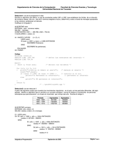 Departamento de Ciencias de la Computación Facultad de Ciencias