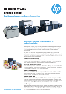 HP Indigo W7250 prensa digital
