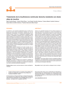 Tratamiento de la insuficiencia ventricular derecha resistente