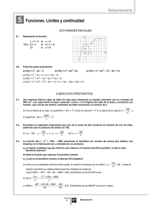 5 Funciones. Límites y continuidad