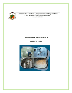 Laboratorio de Agroindustria II.