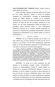 ejecutoria: 601/2014 - Poder Judicial del Estado de Yucatán