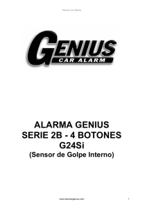Alarma Genius 2B Si 4 Bot - Alarmas digitales Genius
