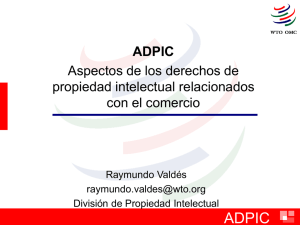 ADPIC Aspectos de los derechos de propiedad intelectual