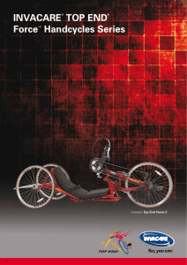 Invacare® Top end® Force™ Handcycles Series