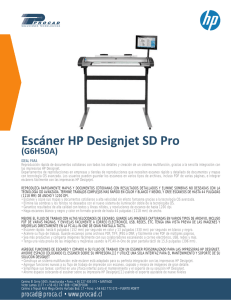 Escáner HP Designjet SD Pro